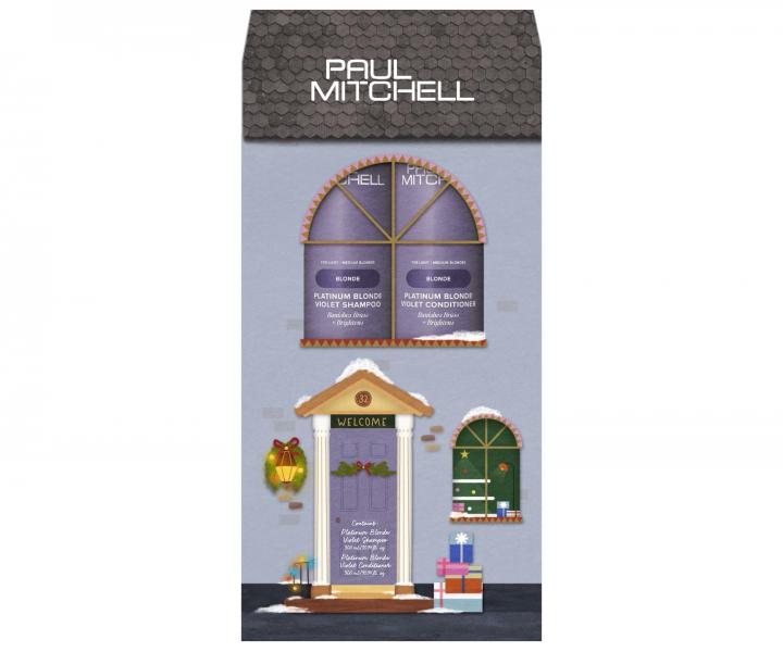Drkov sada pro blond a melrovan vlasy Paul Mitchell Platinum Blonde Duo