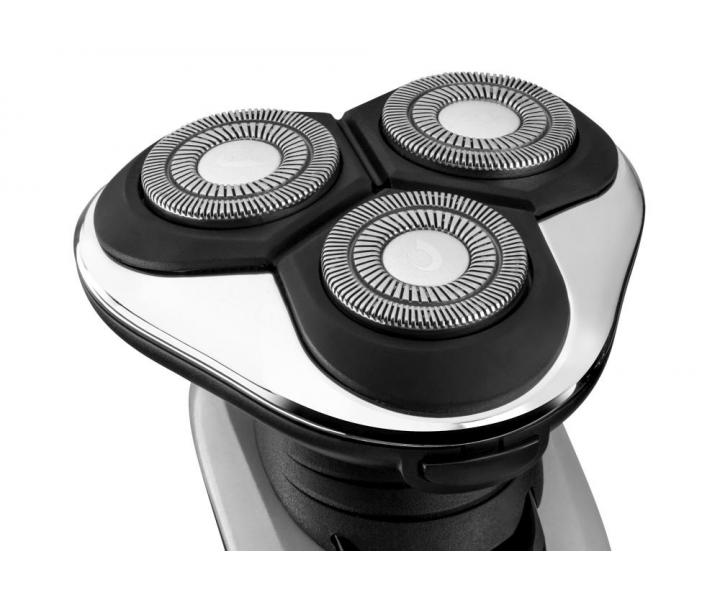 Rotační holící strojek Sencor SMS 5011SL - stříbrno-černý