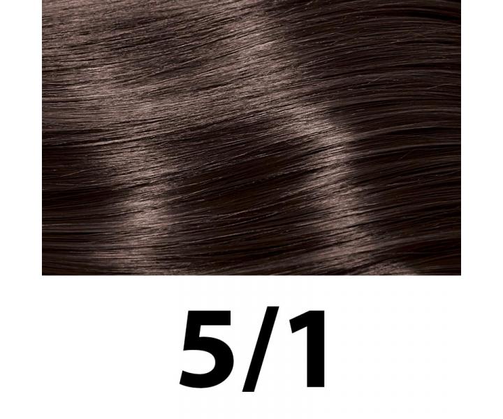 Peliv na vlasy Subrina Professional Demi Permanent 60 ml - 5/1 svtle hnd - popelav