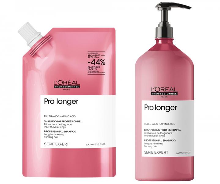 �ampon na obnoven� d�lek Lor�al Professionnel Serie Expert Pro Longer - 1000 ml, n�hradn� n�pl�