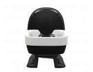 Luxusn� kade�nick� elektricky polohovateln� myc� box SilverFox 6001 - �ern�, b�l� umyvadlo