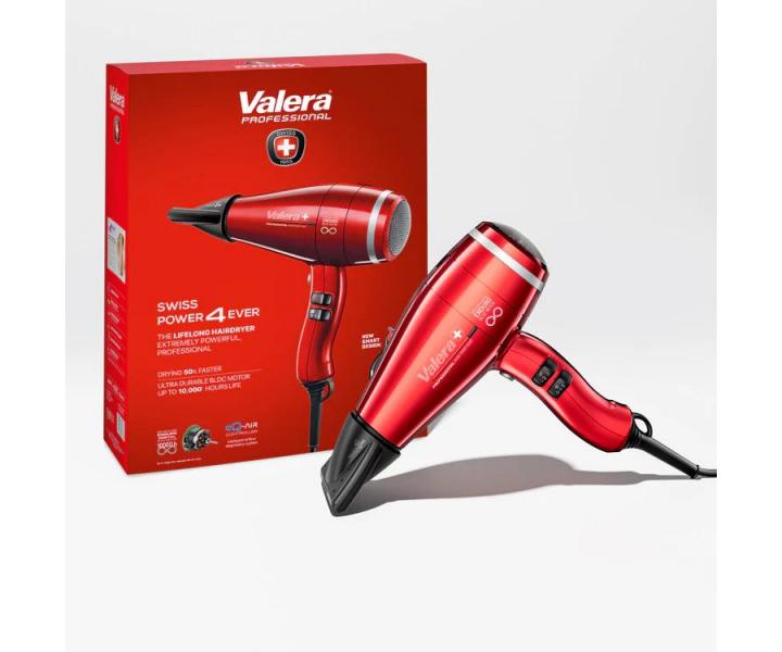 Profesionln fn na vlasy Valera Swiss Power4Ever SP4 eQ RC - 2400 W, erven