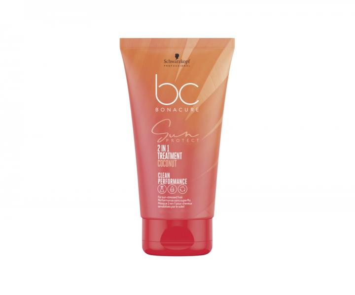 Cestovní sada pro sluncem zatěžované vlasy Schwarzkopf Professional BC Bonacure Sun Protect + kosmetická taška zdarma