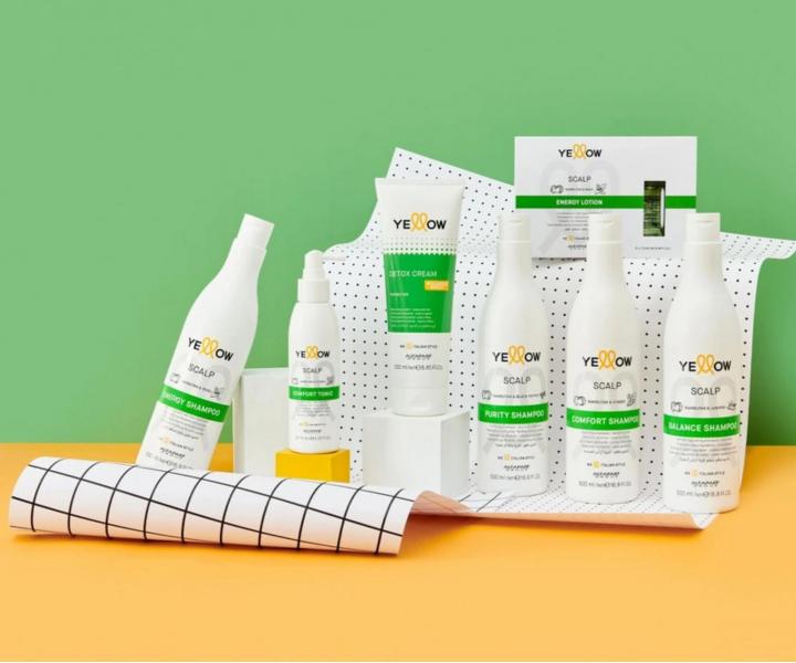 �istic� �ampon pro mastnou poko�ku hlavy Yellow Professional Scalp Balance Shampoo - 500 ml