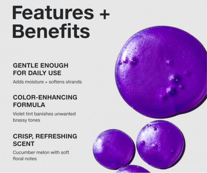 Neutralizan ampon pro blond a melrovan vlasy Paul Mitchell Blonde Platinum Blonde Violet Shampoo - 1000 ml