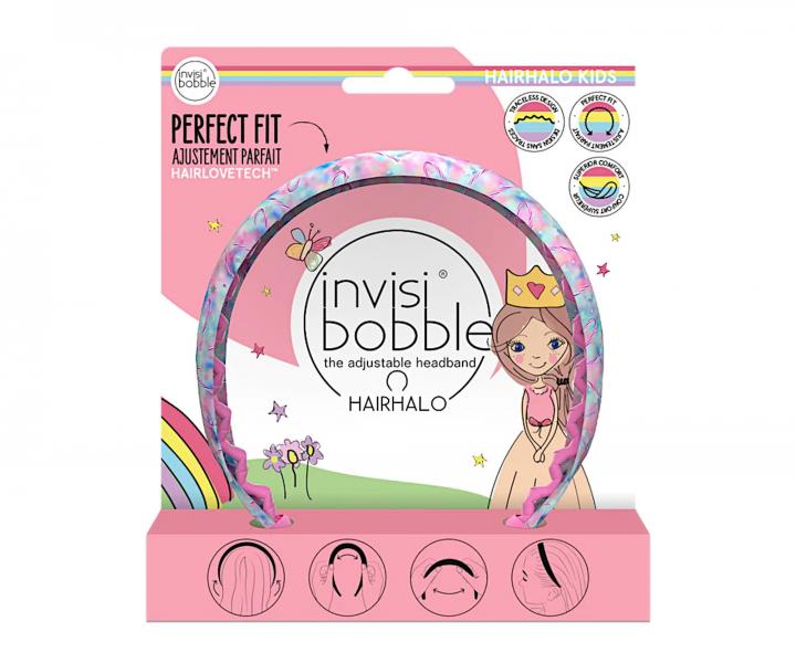 Dětská čelenka do vlasů Invisibobble Kids Hairhalo Cotton Candy Dreams