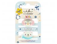 Dětská sada kartáče Tangle Teezer Original Mini a skřipečků do vlasů Invisibobble Cozy Reindeer Set