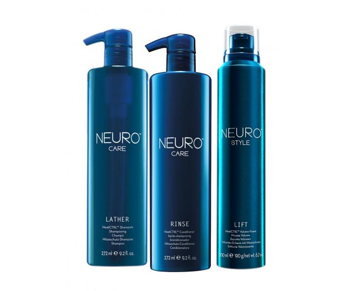Dárková sada pro tepelně namáhané vlasy Paul Mitchell Neuro™ Cleanse & Style Kit