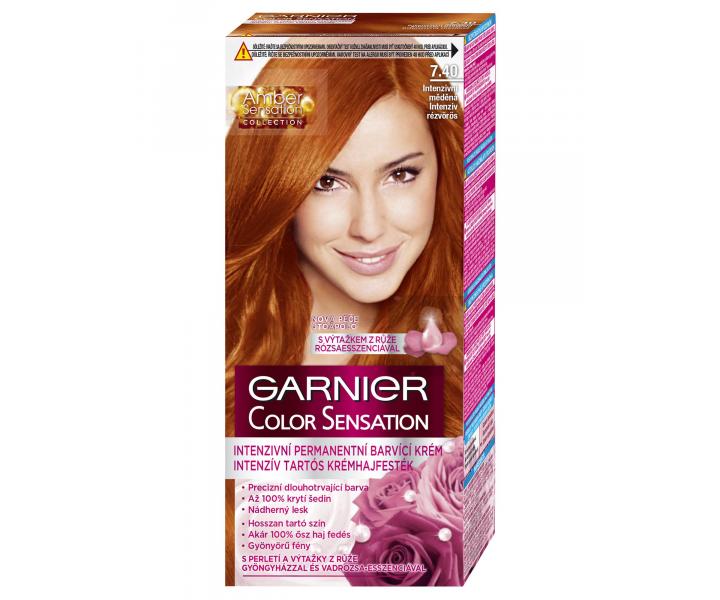 Permanentní barva Garnier Color Sensation 7.40 intenzivní měděná