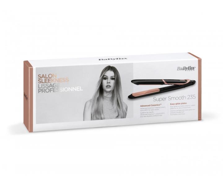 Žehlička na vlasy BaByliss Super Smooth ST391E - černo-růžová