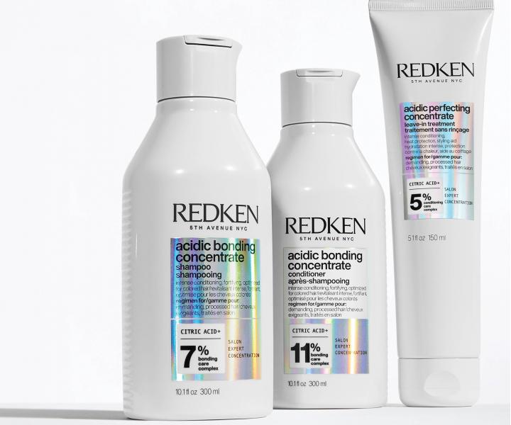Sada pro regeneraci pokozench vlas Redken Acidic Bonding Concentrate + osuka zdarma