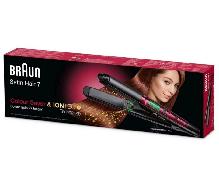 Žehlička na vlasy Braun Satin Hair colour ES3 ST750 - černá