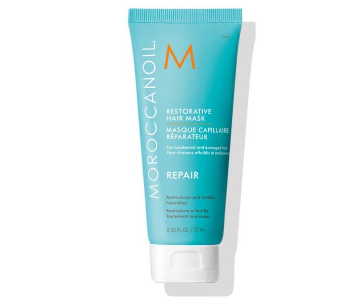 Dárková sada v plechové krabičce pro poškozené vlasy Moroccanoil Repair