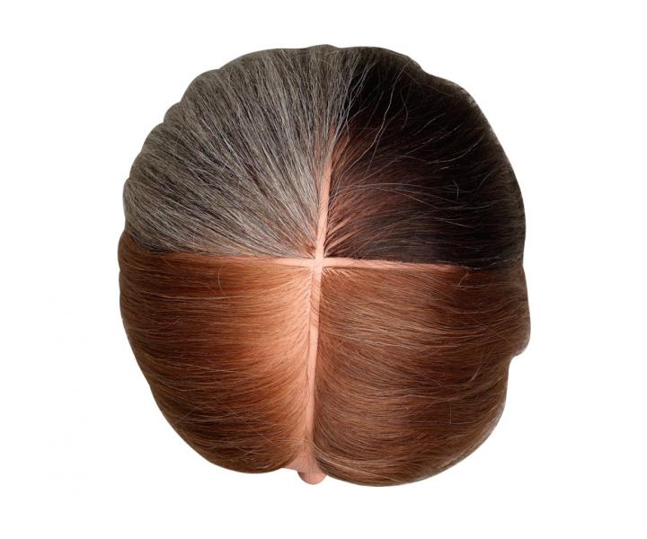 Cvin hlava dmsk s prodnmi vlasy 4 Colors, Sibel - 15 - 25 cm