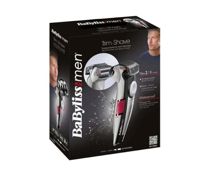 BaByliss Zastřihovač vousů a holící strojek Trim&Shave E890E