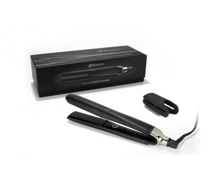 GHD ehlika na vlasy Platinum - 26 x 95 mm, ern - rozbalen, pokozen krabice