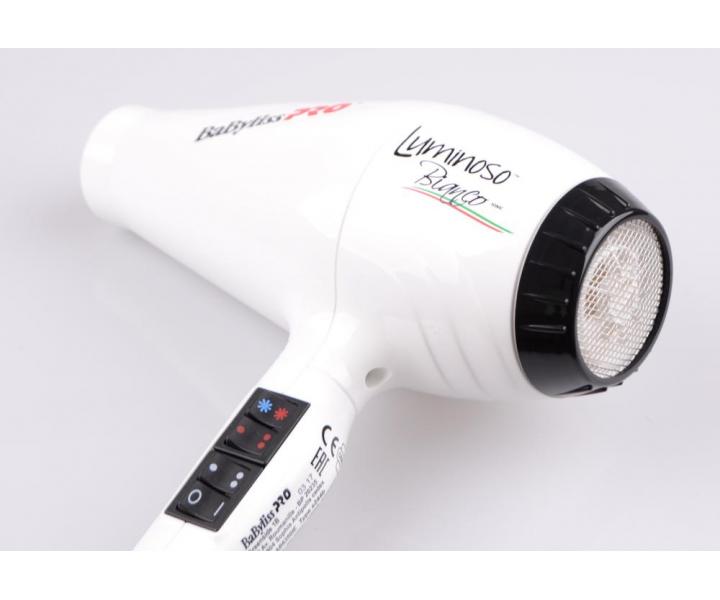 Fén na vlasy BaByliss Pro Luminoso Bianco- 2100 W, bílý