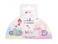 Dětská sada barevných ozdobných spirálových gumiček Invisibobble KIDS I Have Fillings For You - 4 ks