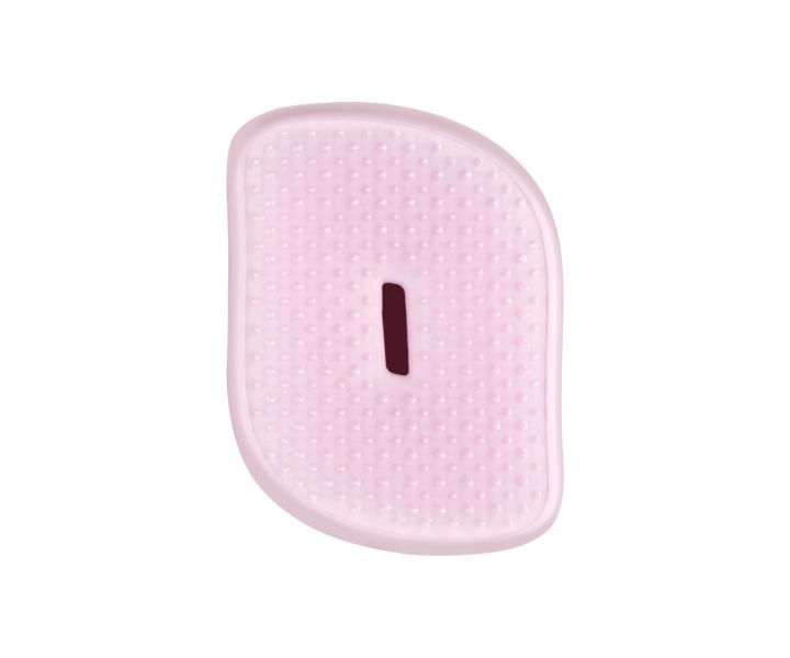 Kartáč na rozčesávání vlasů Tangle Teezer Compact Styler Baby Doll Pink - metalický růžový