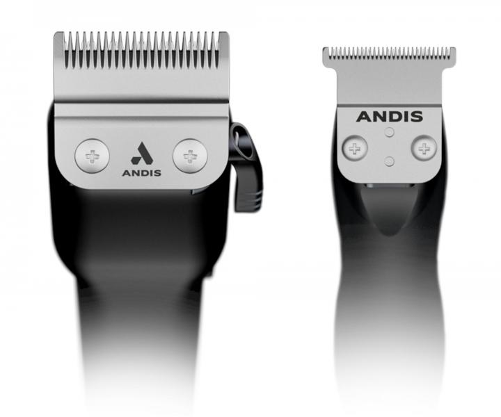 Profesionální set střihacího a konturovacího strojku Andis Envy Galaxy Combo Kit 561563 - perleťově modrý