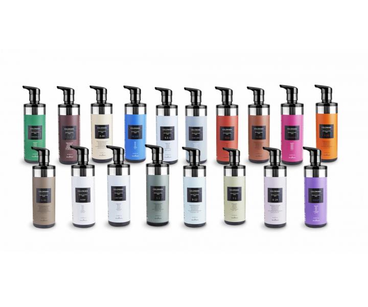 Semi-permanentní regenerační maska Kléral System Colorama 6.46 - 500 ml, tmavší čokoládová blond