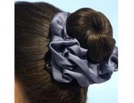 Ozdobn� �ifonov� gumi�ka do vlas� Sister Young Scrunchie Lilu Steel Blue - ocelov� modr�