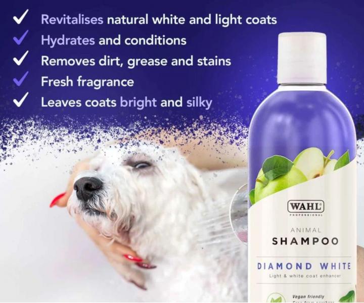 Rozjas�uj�c� �ampon pro sv�tlou zv��ec� srst Wahl Professional Animal Shampoo Diamond White - 500 ml, koncentr�t