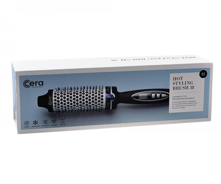 Nahřívací kulatý kartáč na vlasy Cera Hotstyler - 38 mm - rozbalené