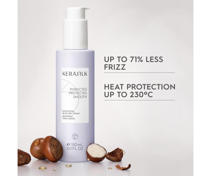 Vyhlazující krém pro fénování vlasů Kerasilk Smoothing Blow Dry Cream - 150 ml