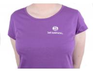 Tri�ko s kr�tk�m ruk�vem, kulat� v�st�ih  - d�msk�, fialov� XS