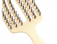 Dětský kartáč na vlasy Olivia Garden Fingerbrush Kids - pastelově žlutý