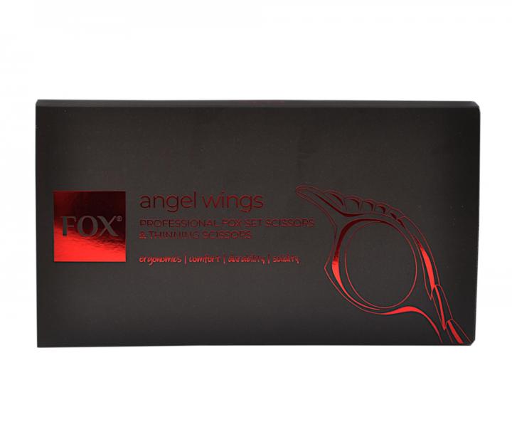 Sada kadeřnických nůžek 5,5" a efilačních nůžek 5,5" Fox Angel Wings