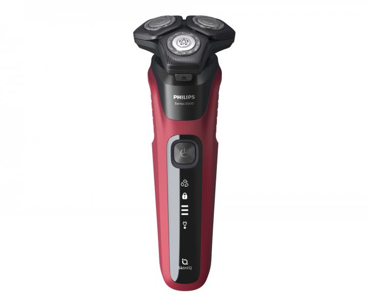 Holicí strojek na vousy se zastřihovačem Philips Shaver 5000 Series S5583/38 - červený