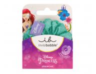 Dětská ozdobná spirálová gumička Invisibobble Sprunchie Disney Ariel - tyrkysová