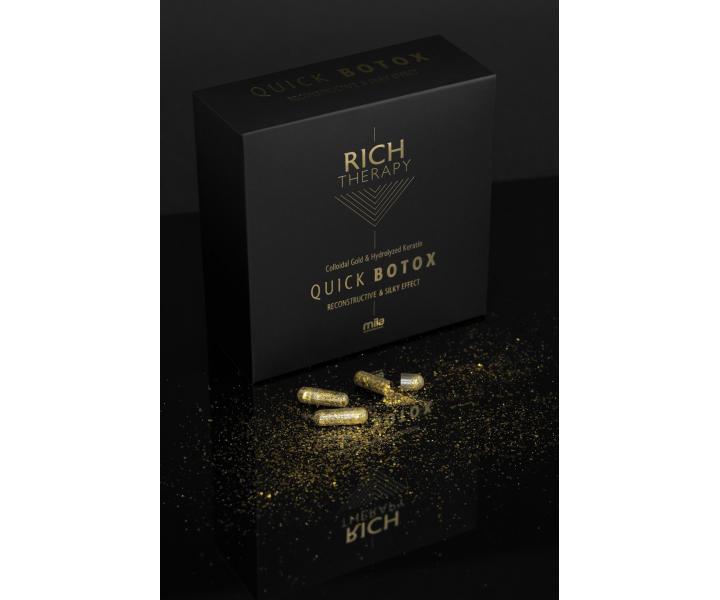 Keratinová kúra pro obnovení poškozených vlasů Mila Rich Therapy - 12 x 24 ml