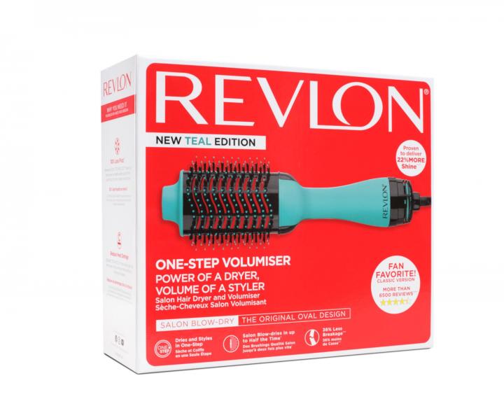 Oválný horkovzdušný kartáč na vlasy Revlon Teal RVDR5222TE