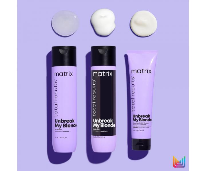 D�rkov� sada pro pos�len� v�echy typ� zesv�tlen�ch blond vlas� Matrix Unbreak My Blonde