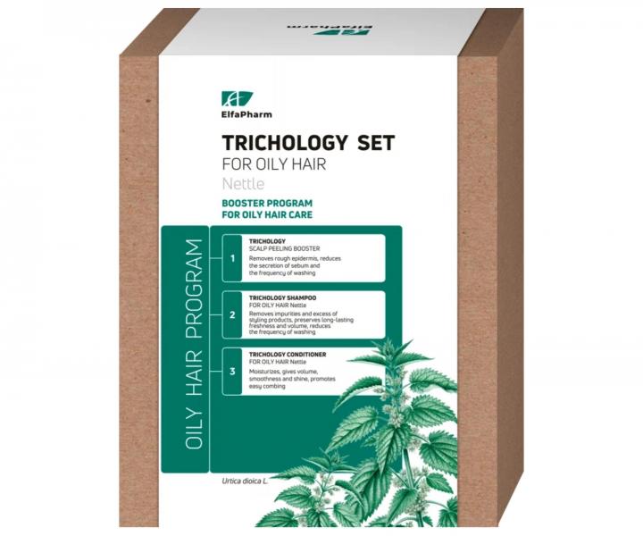 Sada pro p��i o vlasy a poko�ku se sklonem k nadm�rn� tvorb� ko�n�ho mazu Elfa Pharm Trichology For Oily Hair