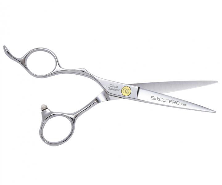 Sada kadeřnických nůžek 5,75" a efilačních nůžek 6,35" pro leváky Olivia Garden SilkCut Pro