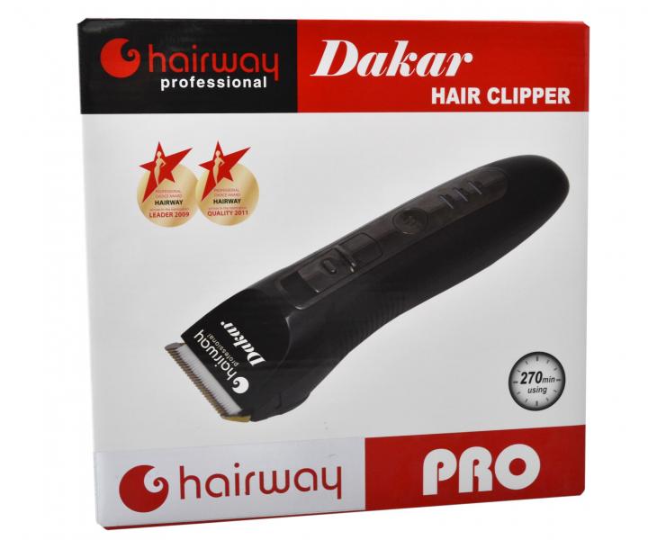 Profesionální strojek na vlasy Hairway Dakar - černý