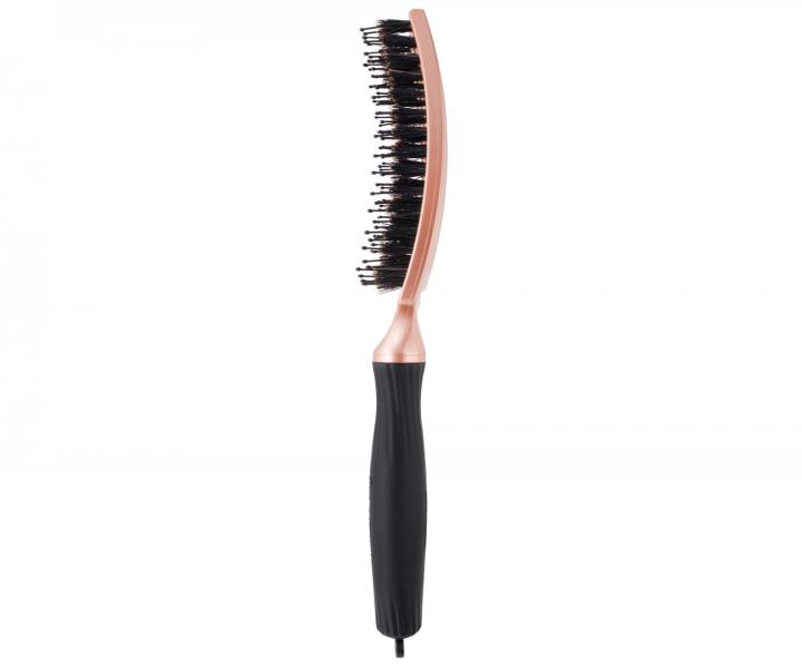 Kartáč Olivia Garden Fingerbrush Combo Medium Trinity Edition - růžovo-zlatý