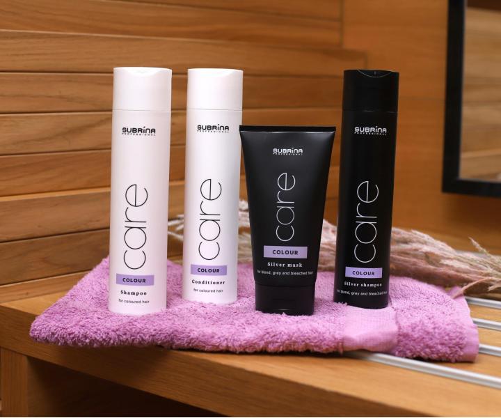 Šampon pro neutralizaci žlutých tónů Subrina Professional Care Colour Silver Shampoo
