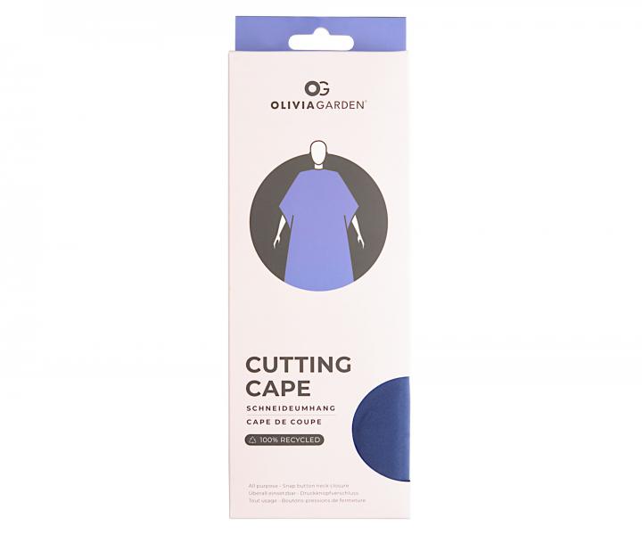 Kadeřnická pláštěnka na stříhání a barvení Olivia Garden Cutting Cape - modrá