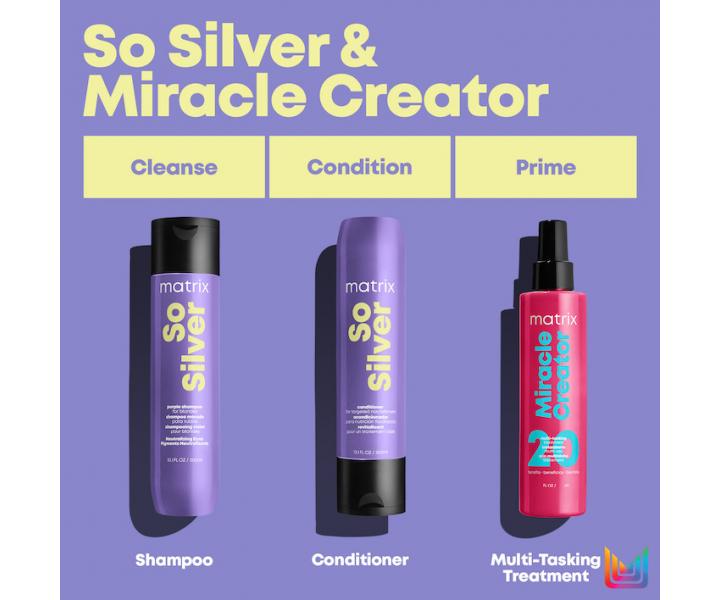 Kondicionér pro neutralizaci blond a melírovaných vlasů Matrix So Silver - 300 ml