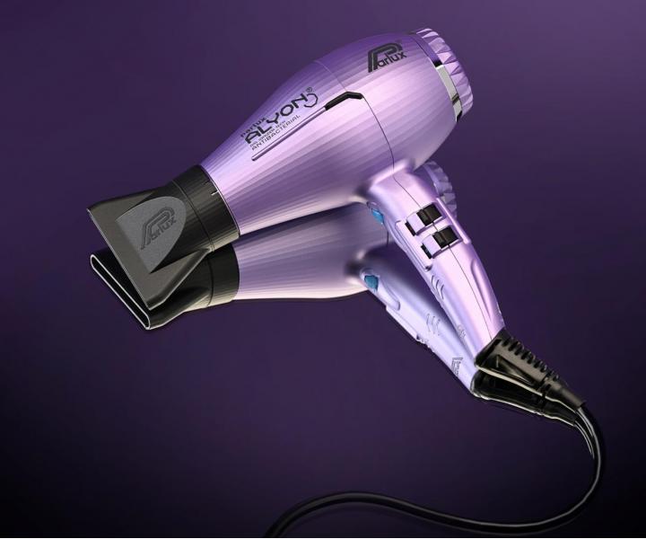 Profesionální fén na vlasy Parlux Alyon Air Ionic Tech - fialový, 2250 W