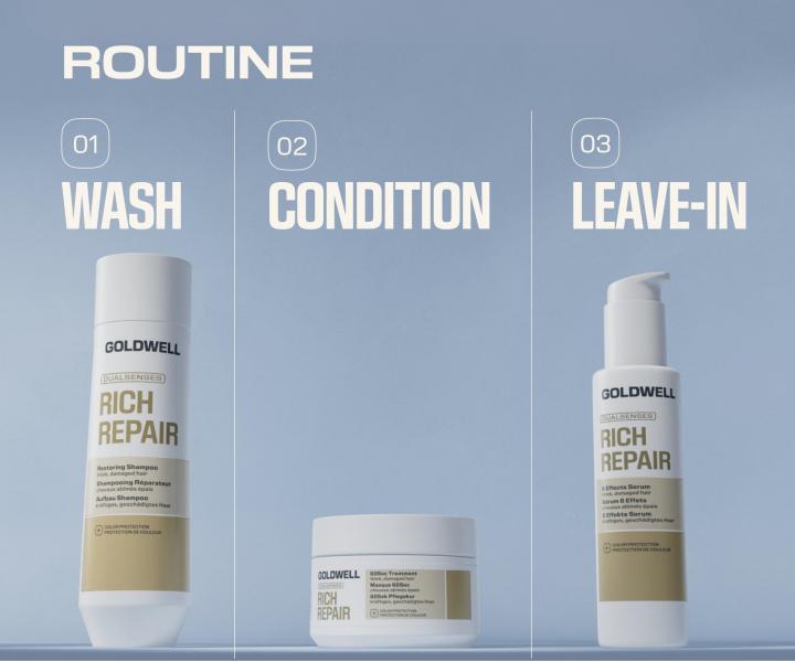 �ada pro such� a po�kozen� vlasy Goldwell Dualsenses Rich Repair