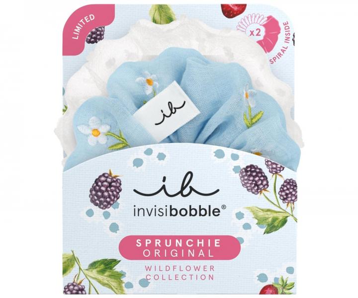 Ozdobn� spir�lov� gumi�ky do vlas� Invisibobble Sprunchie Wildflower Sunthreads - 2 ks