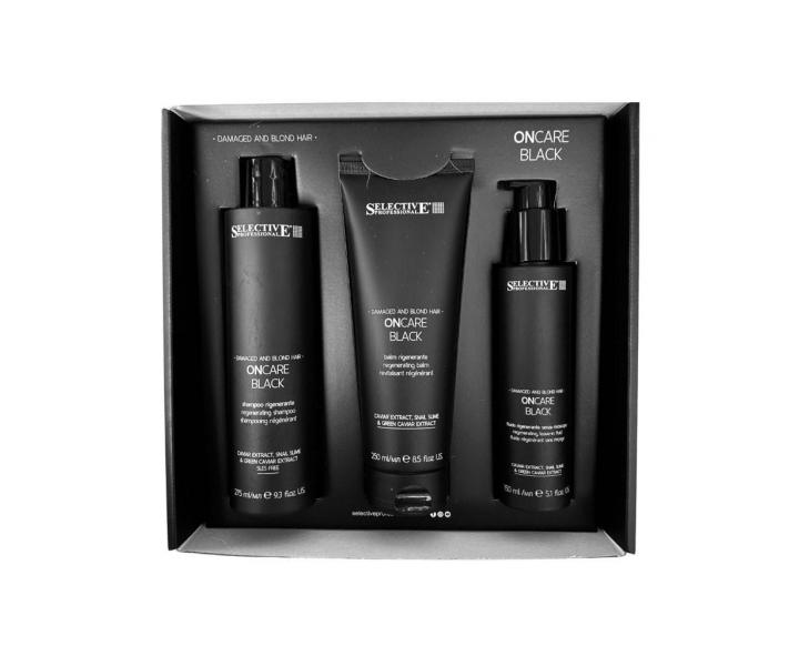 Řada pro regeneraci poškozených vlasů Selective Professional OnCare Black