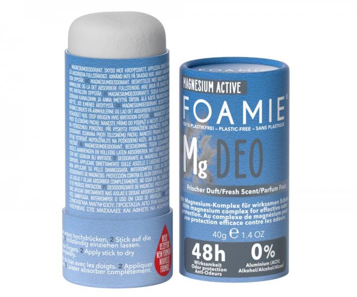Pánský tuhý deodorant s hořčíkem Foamie Refresh - 40 g