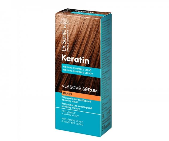 D�rkov� sada pro obnovu matn�ch a k�ehk�ch vlas� Dr. Sant� Keratin Hair Care Set